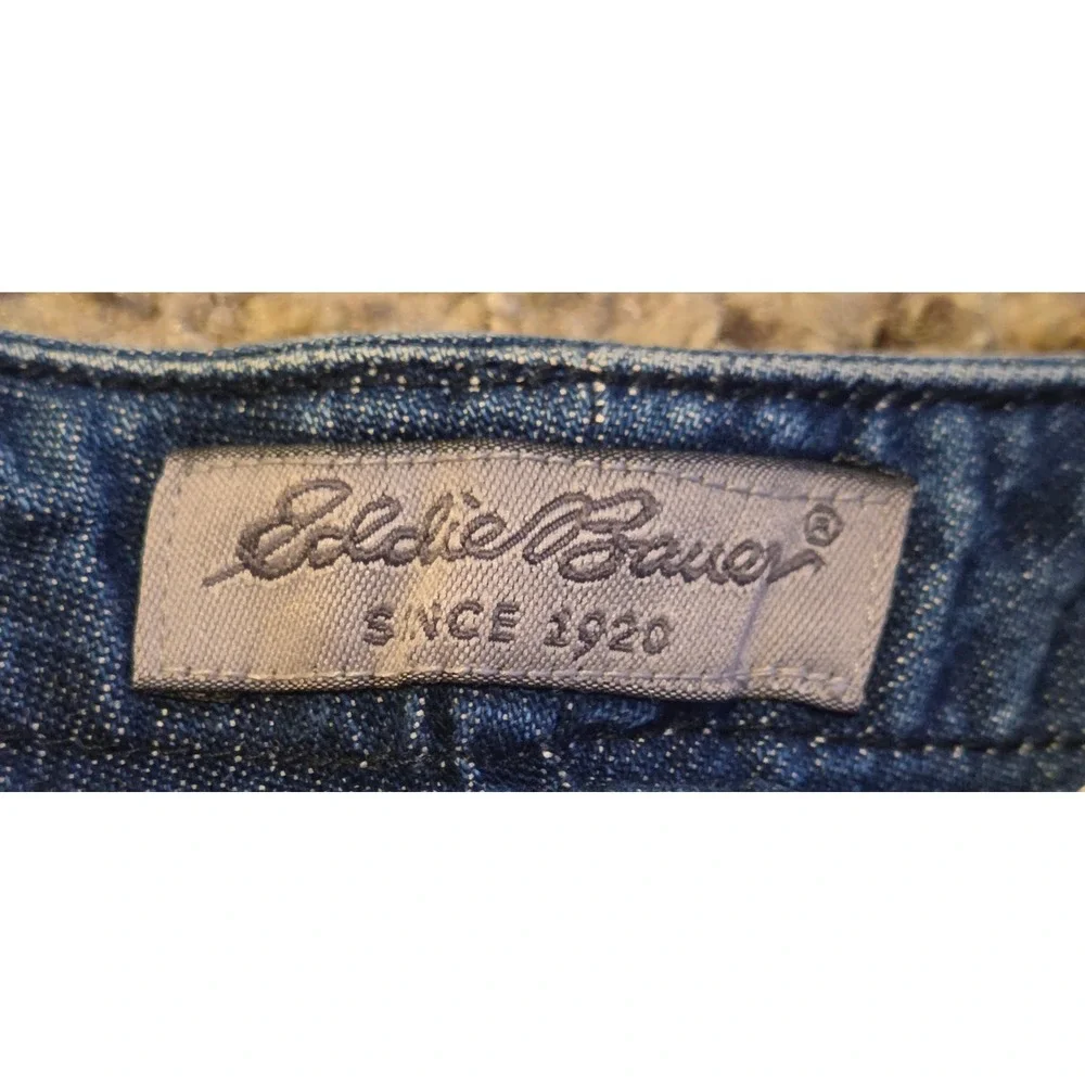 Eddie Bauer Denim Maxi Skirt Women's Size 4 Blue Back Split